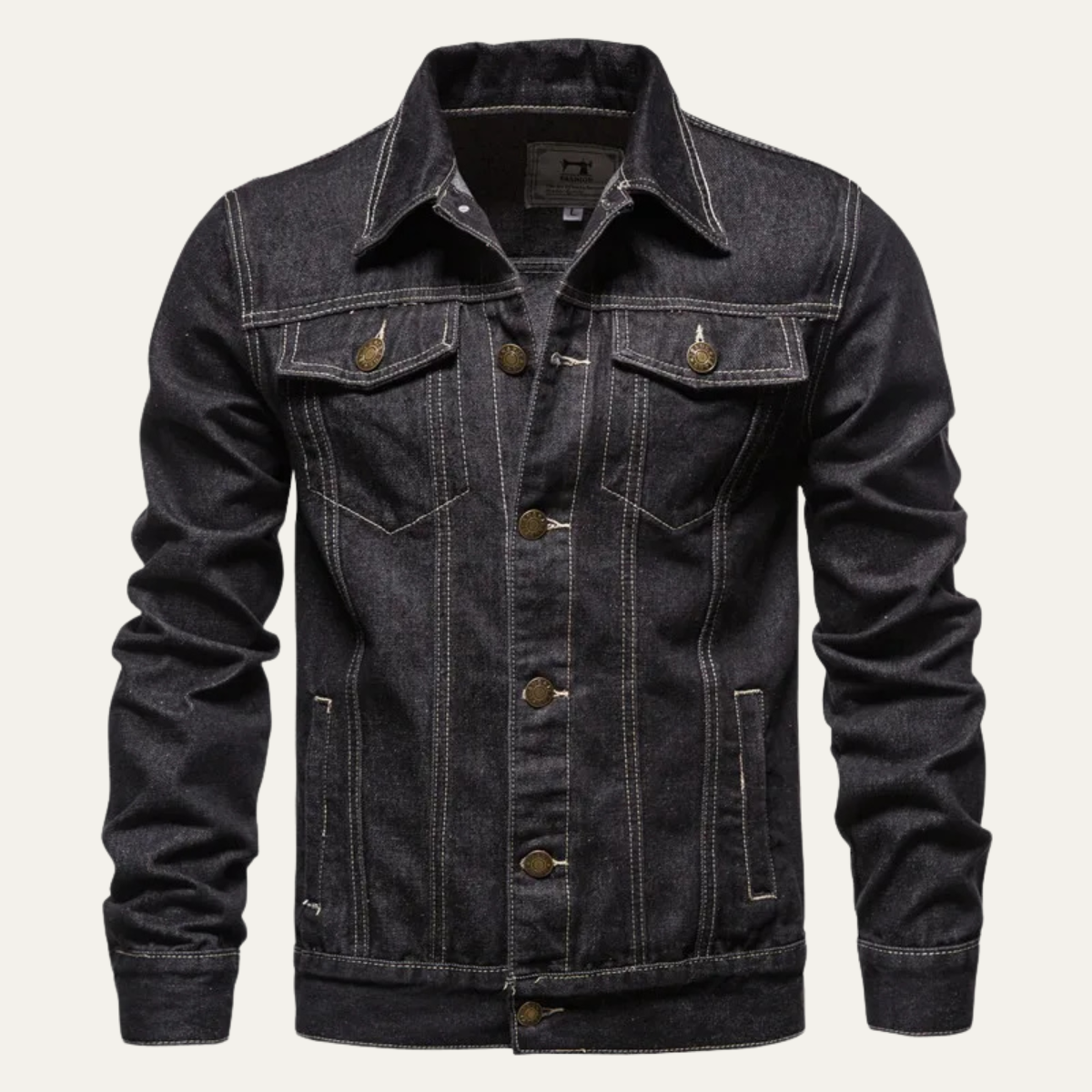 The Woodhurst Men’s Casual Vintage Slim Fit Denim Jacket