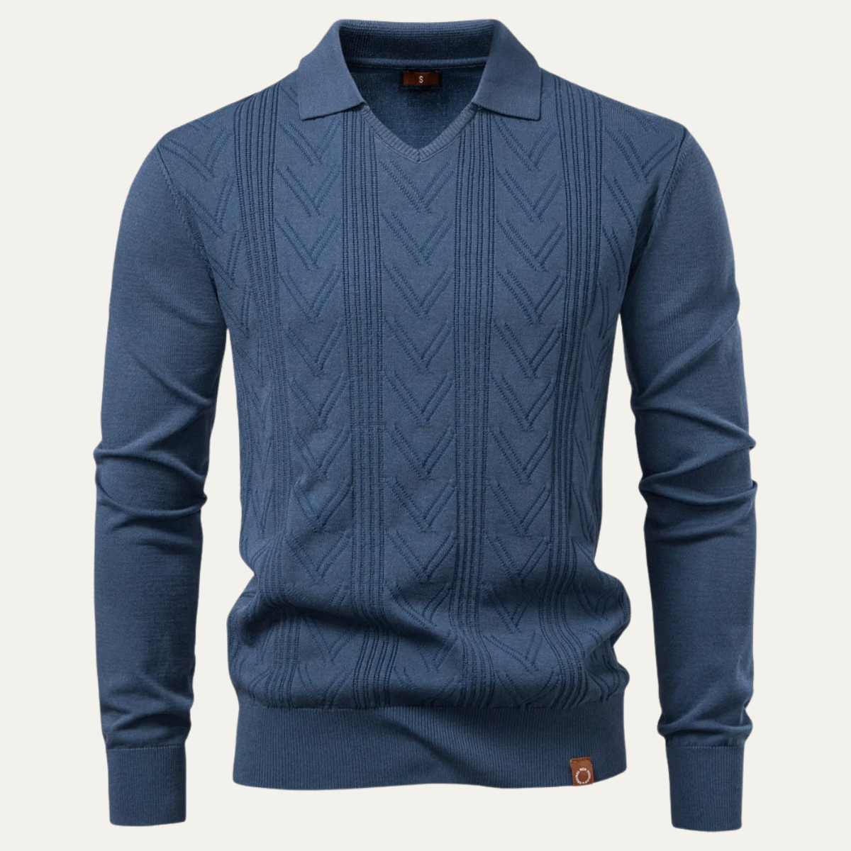 The Scarborough Men's Knit Casual Polo Sweater