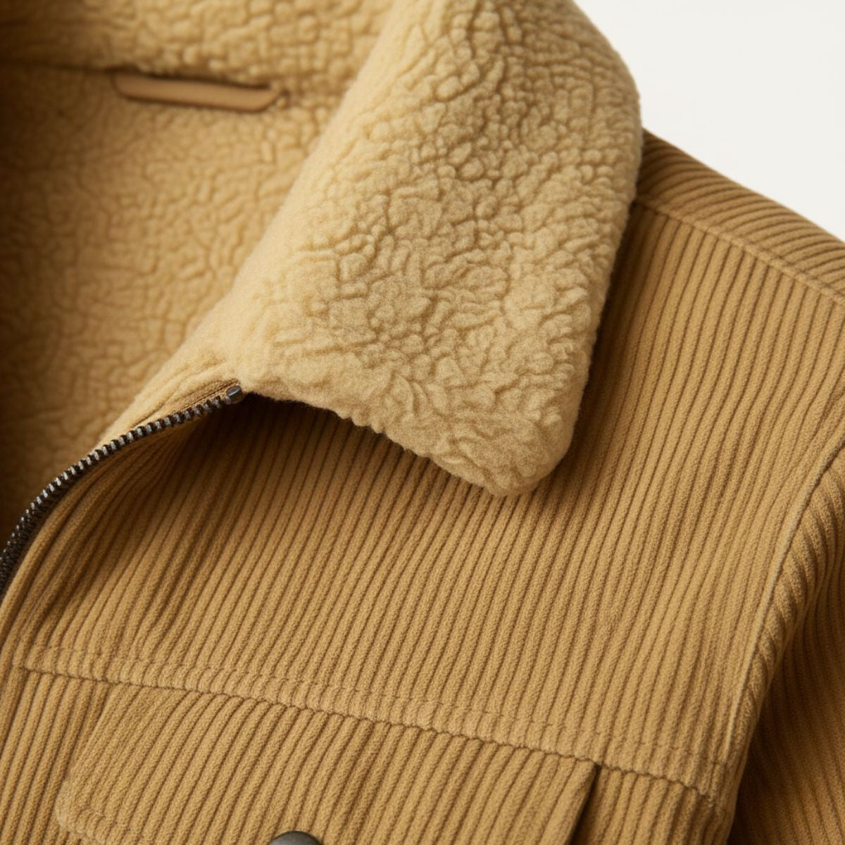 The Tallinn Fleece Lined Vintage Corduroy Jacket for Men