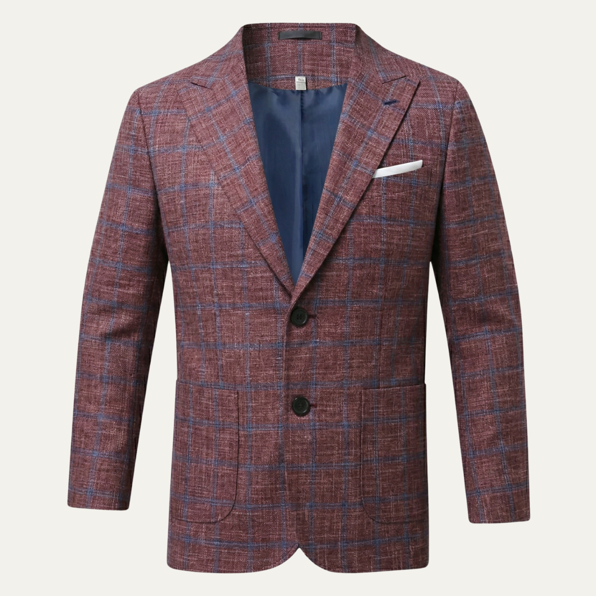 The Willoughby Men’s Classic Tailored Fit Suit Plaid - Wedding Guest Blazer