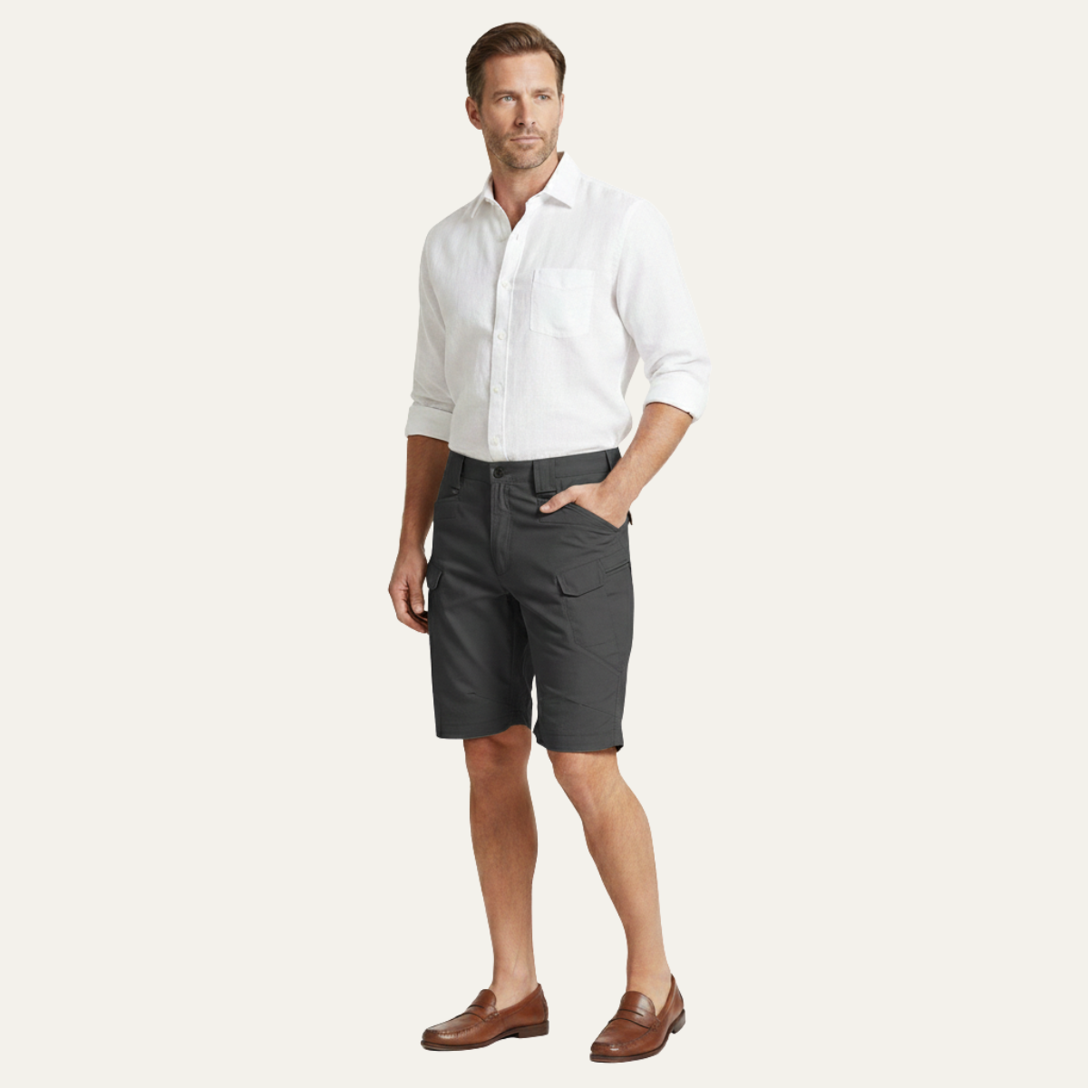 The Springdale Men’s Practical Casual Summer Cargo Utility Shorts