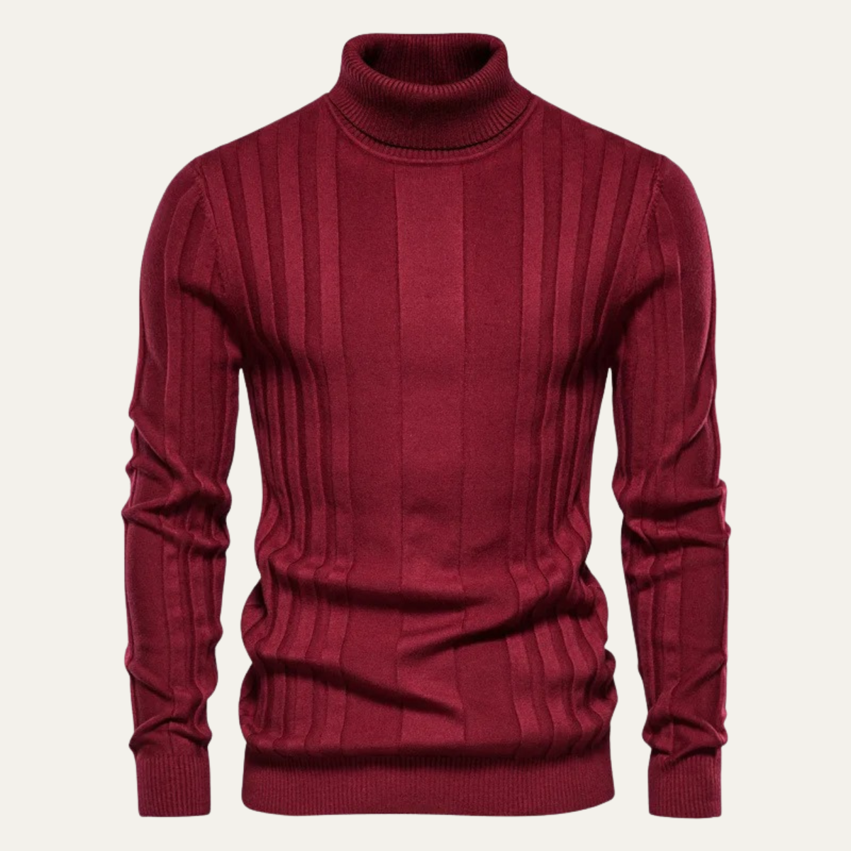 The Dumbarton Men’s Slim Fit Knit Turtleneck Sweater