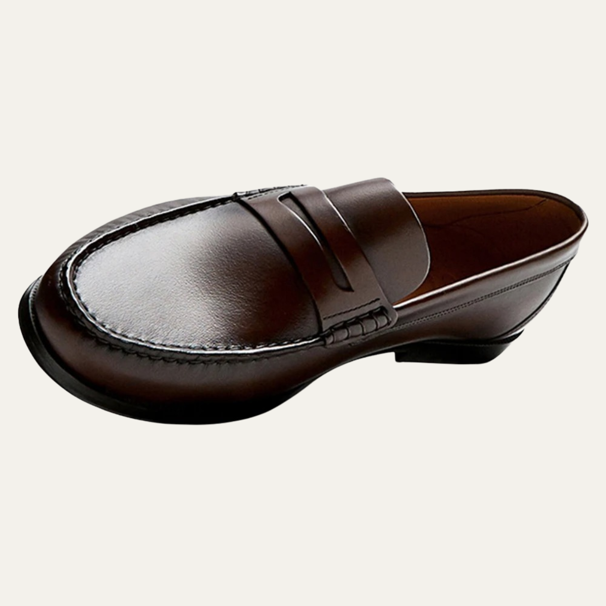 The Whitford Men’s Genuine Faux Leather Slip On Loafers