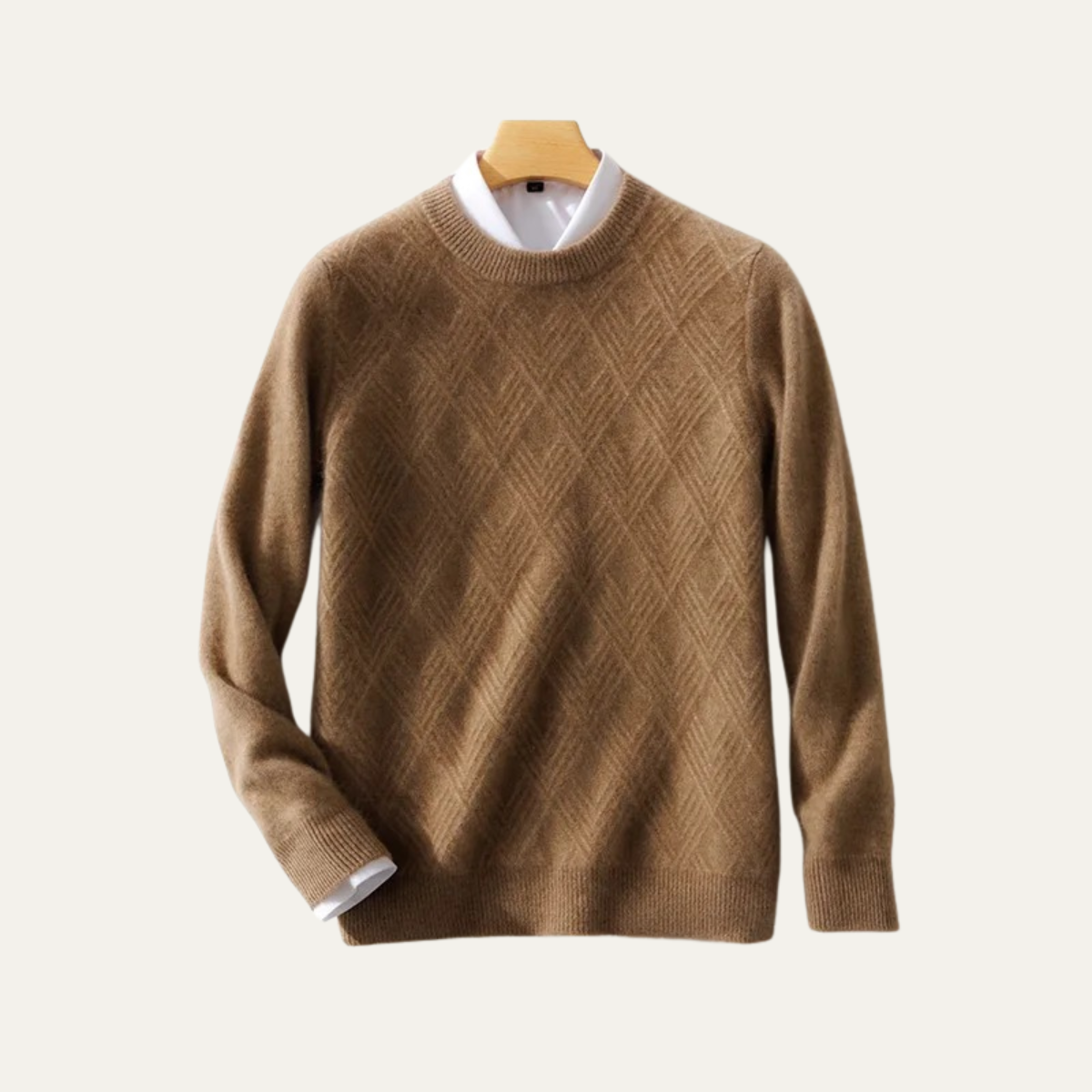 The Inverness Men’s Warm Winter Knit Wool Sweater