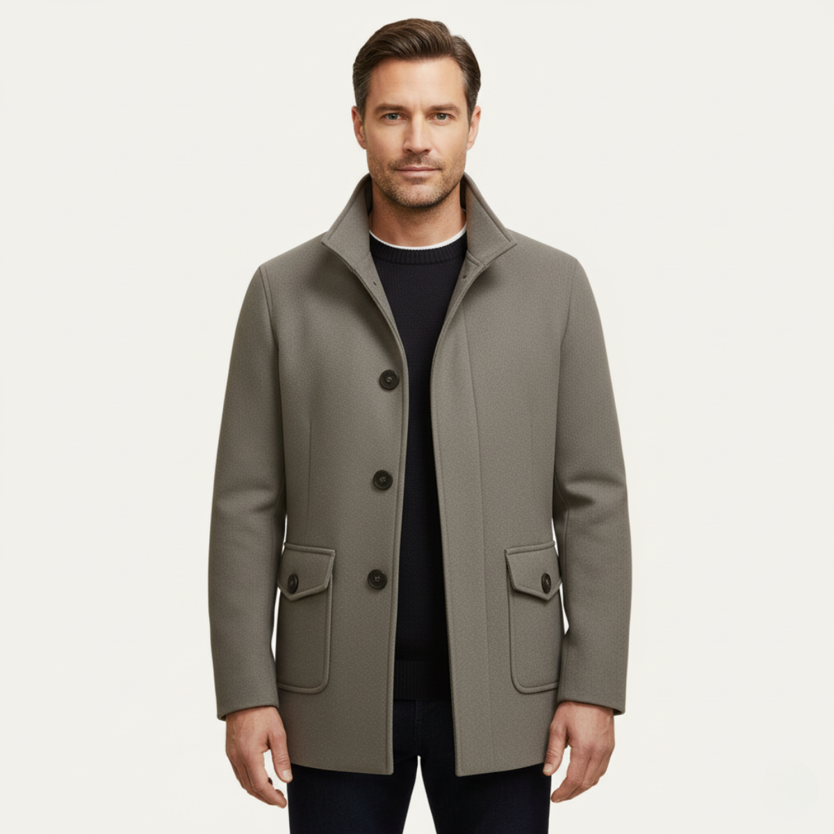 The Rome Wool Coat – Men’s Smart Tailored Overcoat
