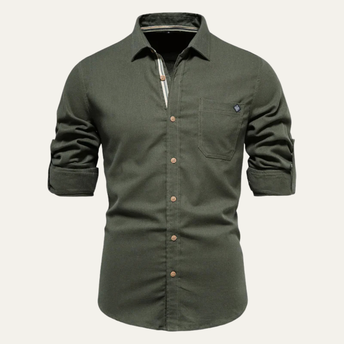 The Ashland Men’s Retro Cotton Button Up Shirt