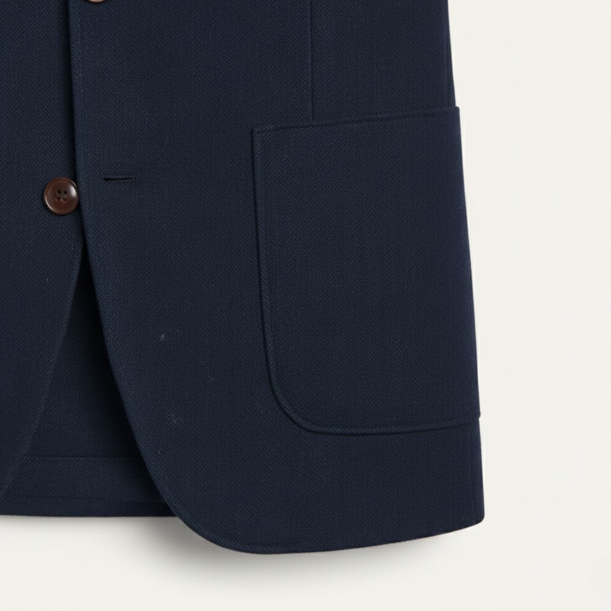 The Gravedona Men’s Office Herringbone Single Breasted Wool - Wedding Guest Tweed Blazer Jacket
