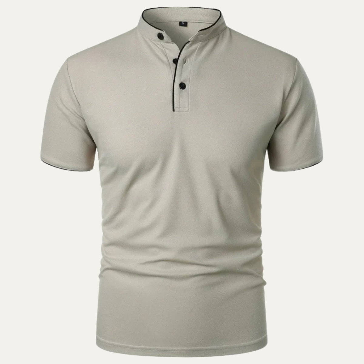 The Arlington Men’s Breathable Casual Button Placket Band Collar Shirt