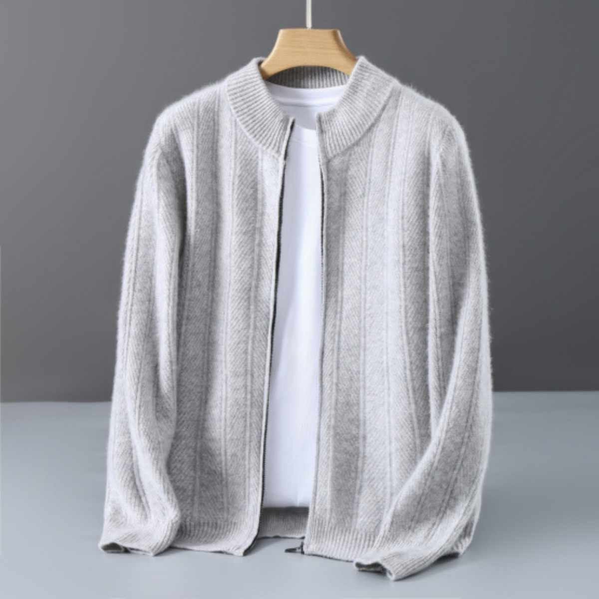 The Highmoor Cashmere Sweater – Men's 100% Soft Luxury Wool Knit Cardigan