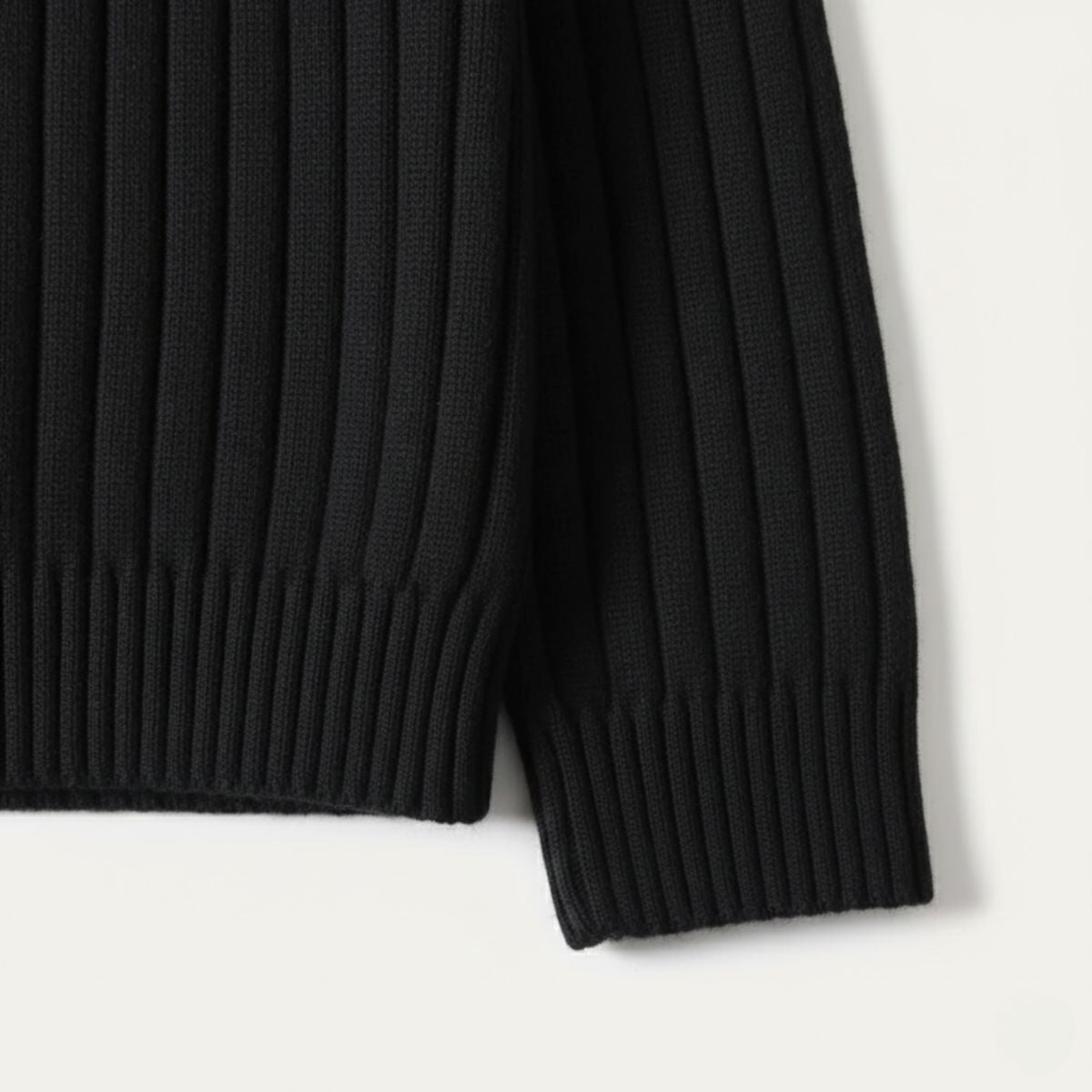 The Manchester Men's Wool Ribbed Turtleneck Knit Sweater