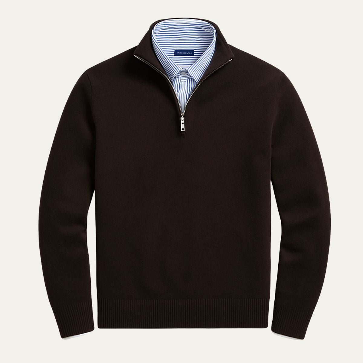 The Bronx Modern Quarter Zip Sweater for Men