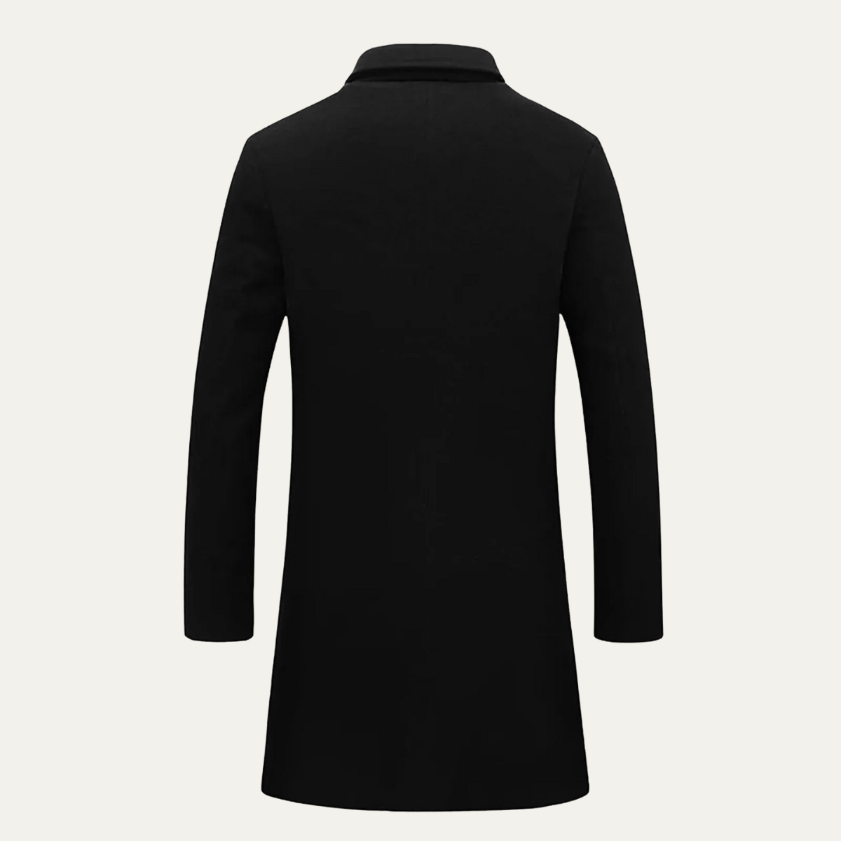 The Wilshire Men's Long Double Breasted Wool Blend Smart Overcoat