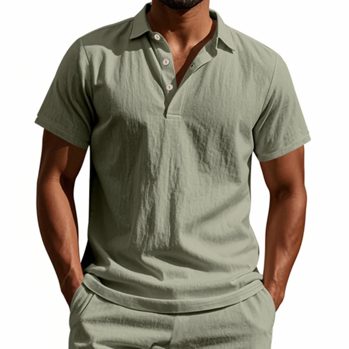 The Brookfield Men’s Breathable Summer Polo Shirt