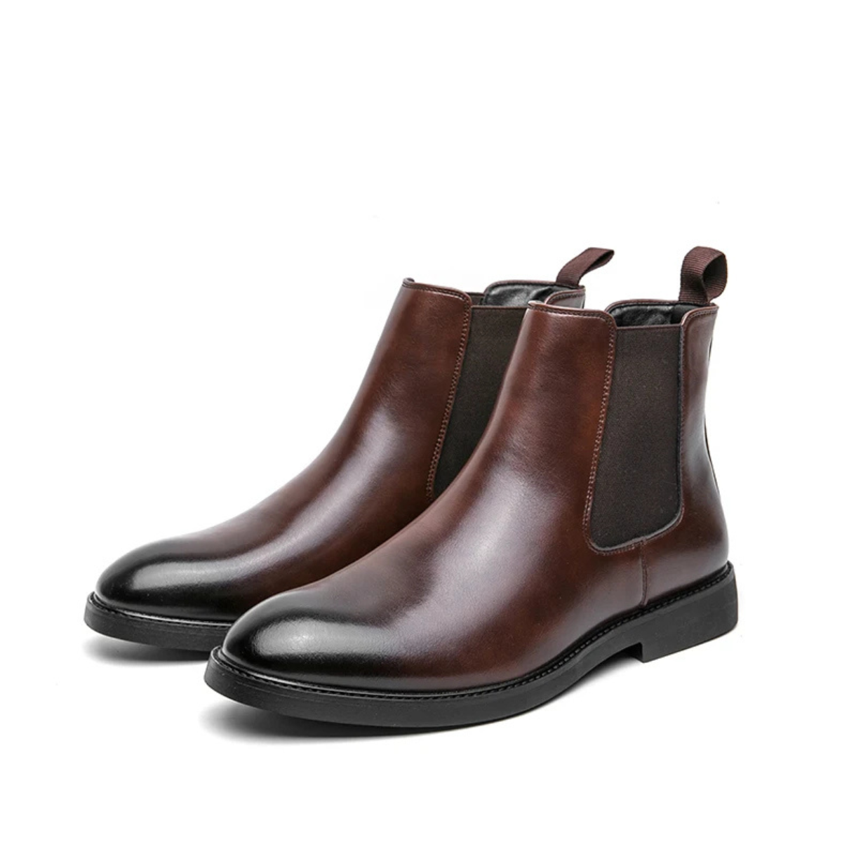 The Brookshire Lane Men’s Stylish Modern Pointed Chelsea Ankle Shoes