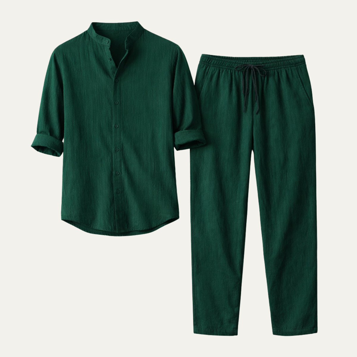The Marble Arch Men’s Summer Casual Set – Shirt & Trousers