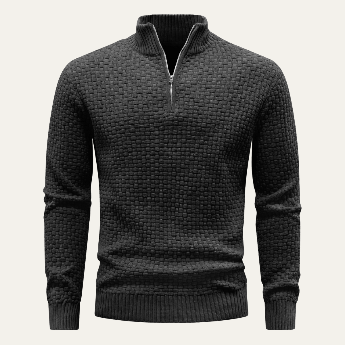 The Oviedo Men’s Trendy Winter Warm Half Zip Knitted Sweater