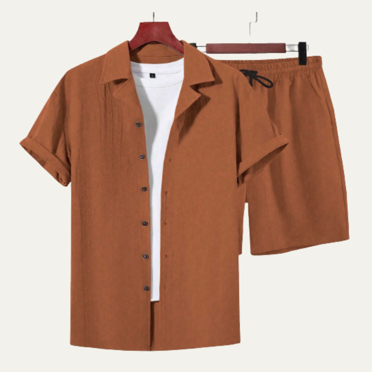 The Stonefield Ridge Men’s Summer Co Ord Set – Shirt & Shorts