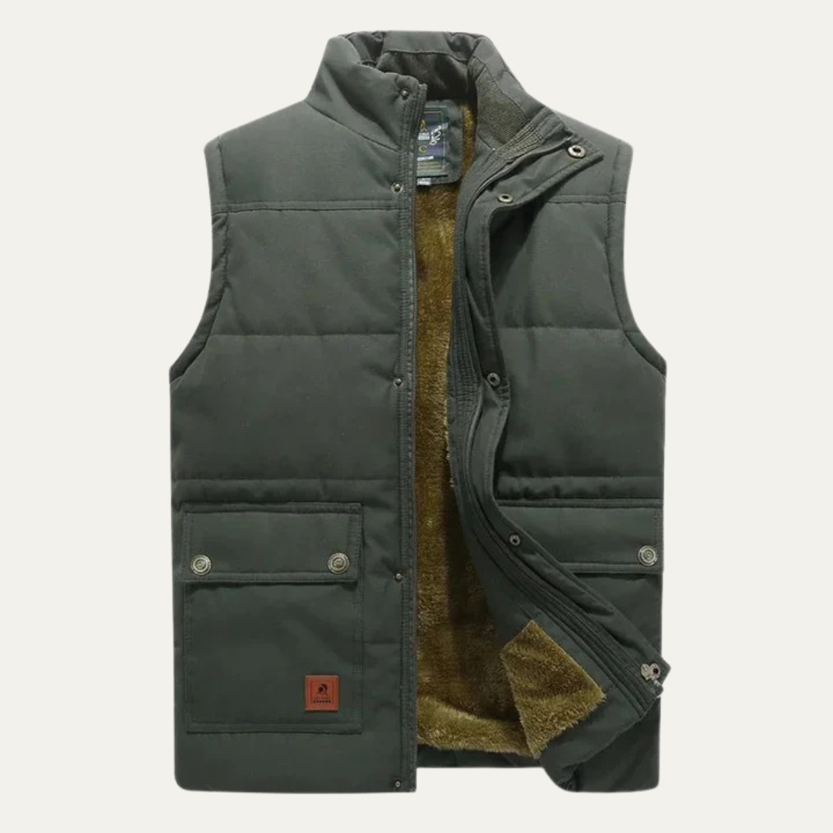 The Aspen Men's Warm Modern Fleece Lined Winter Vest