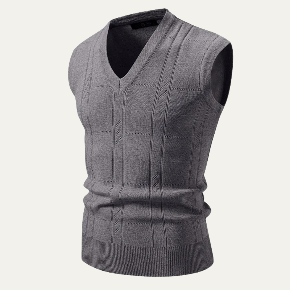 The Gubbio Men’s Stylish Knitted V Neck Tank Vest