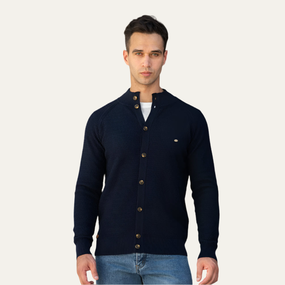 The Stratford 100% Cashmere Cardigan for Men