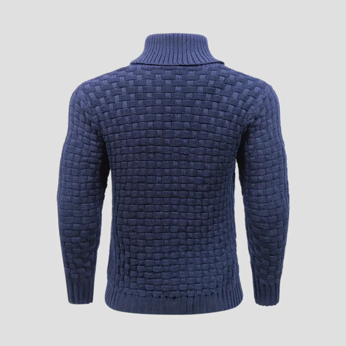 The Brighton Men’s Chunky Knit Sweater with Buttons