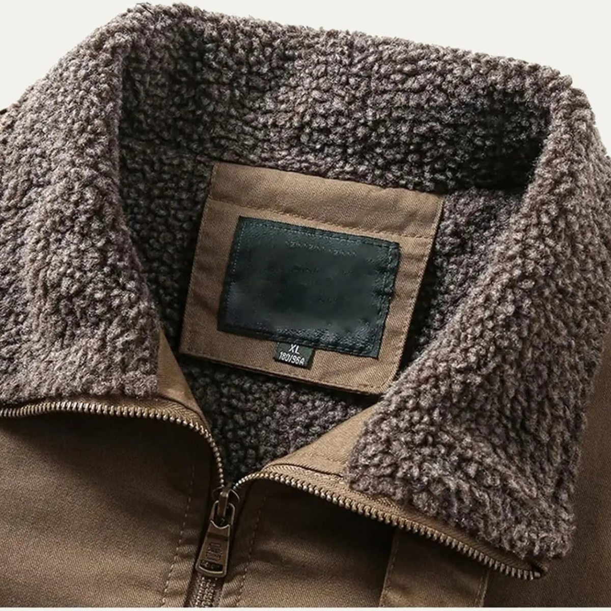 The Wareham Men’s Shearling Line Winter Bomber Jacket