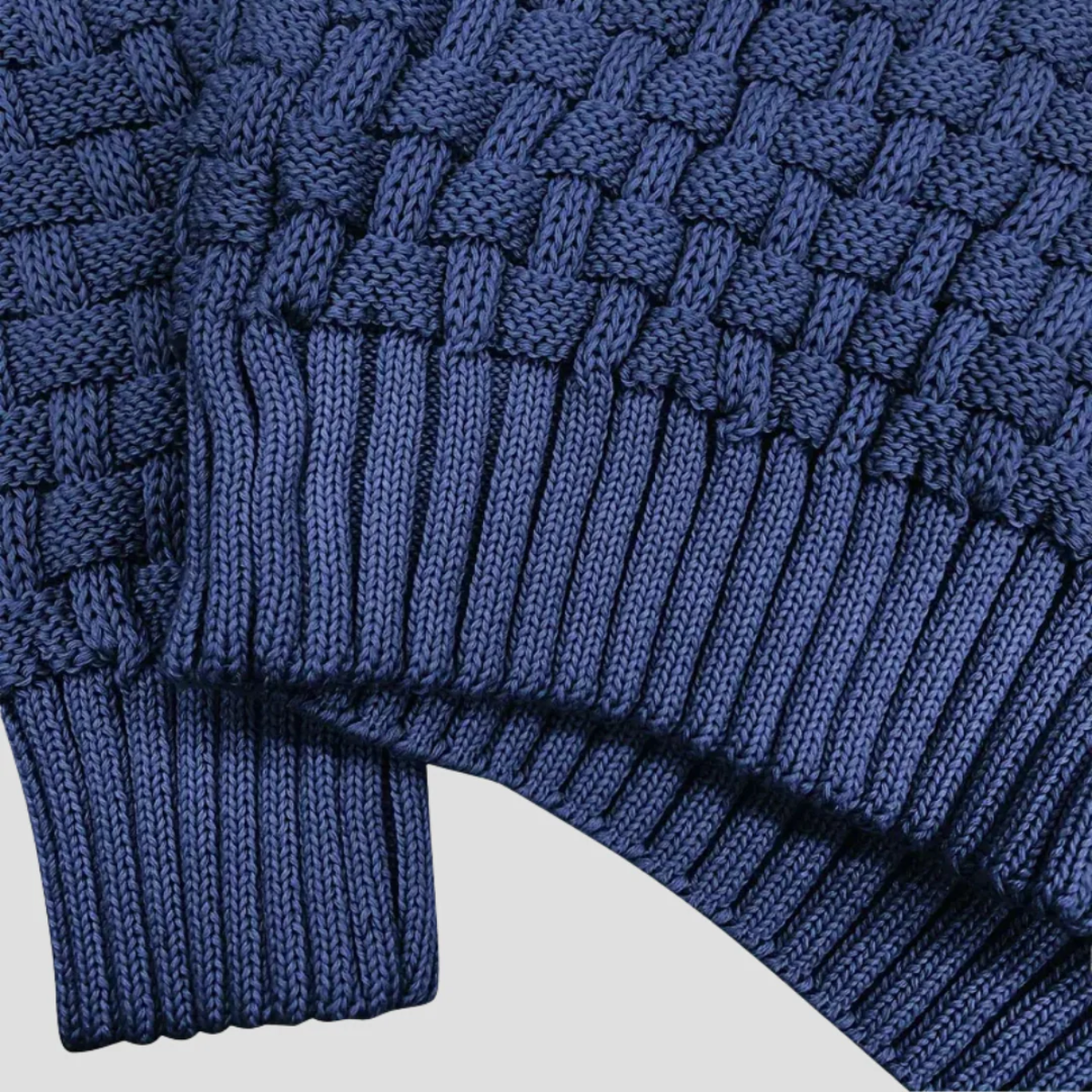 The Brighton Men’s Chunky Knit Sweater with Buttons