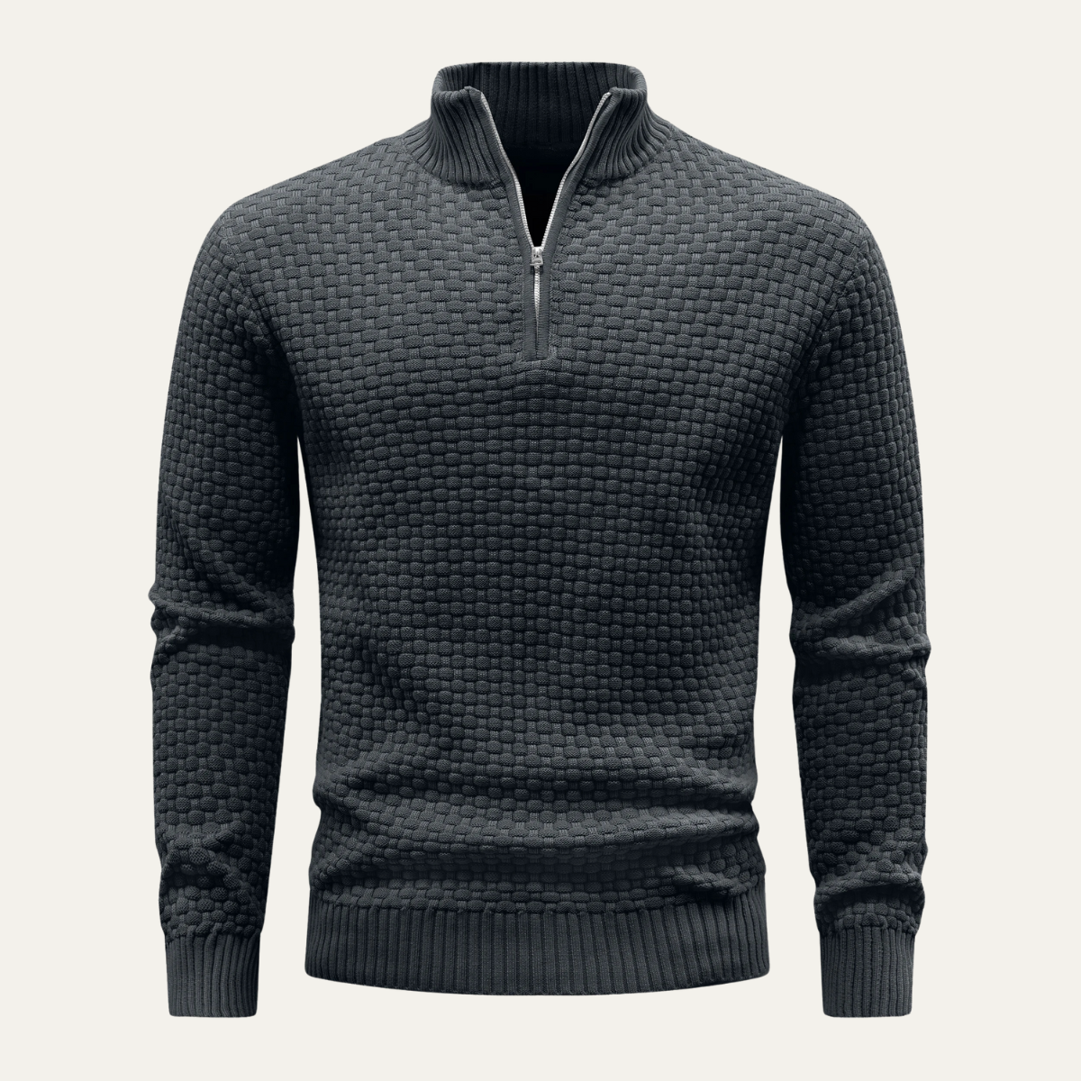 The Westbourne Men’s Half Zip Knit Winter Sweater