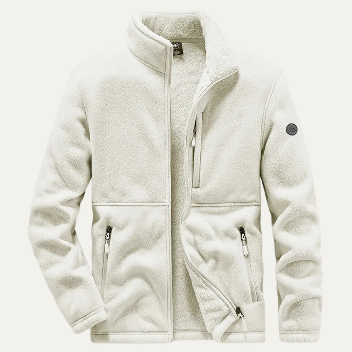 The Sutherland Men’s Fleece Winter Jacket – Warm Sherpa Zip Up Coat