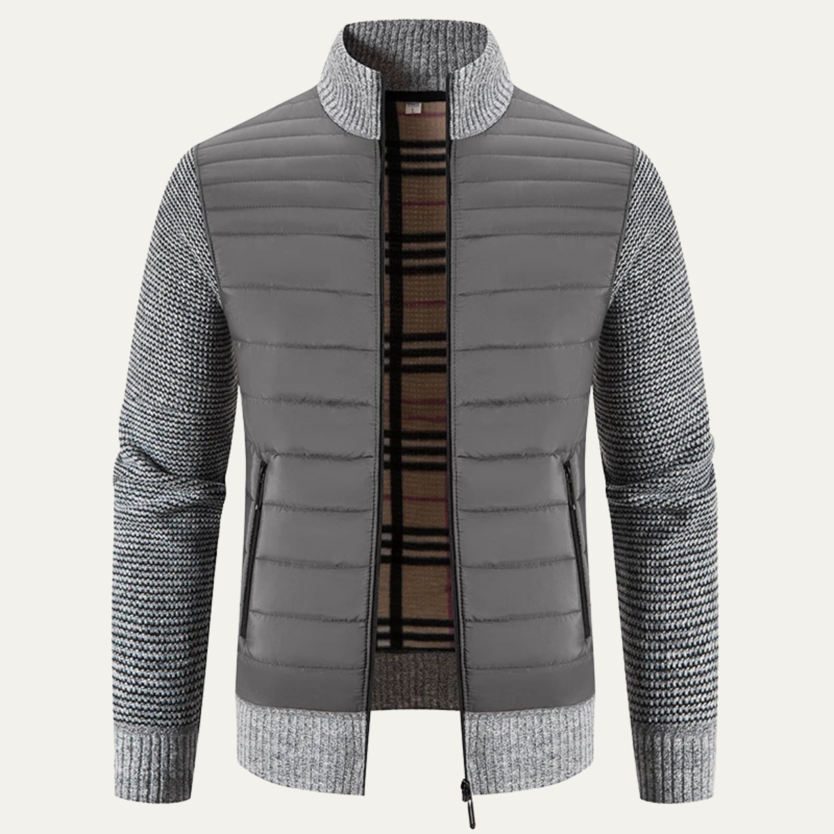 The Cardiff Men’s Knit Winter Fleece Jacket