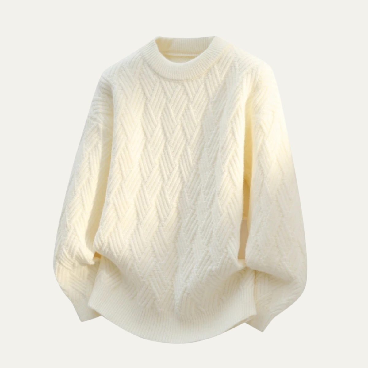 The Lakefield Men’s Casual Soft O Neck Warm Knitted Sweater