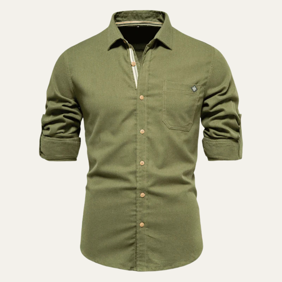 The Merrick Men’s Vintage Cotton Button Up Shirt