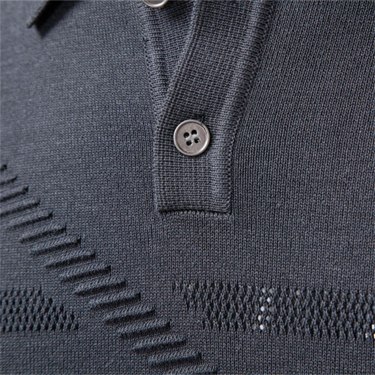 The Battersea Men’s Lightweight Knit Polo Sweater
