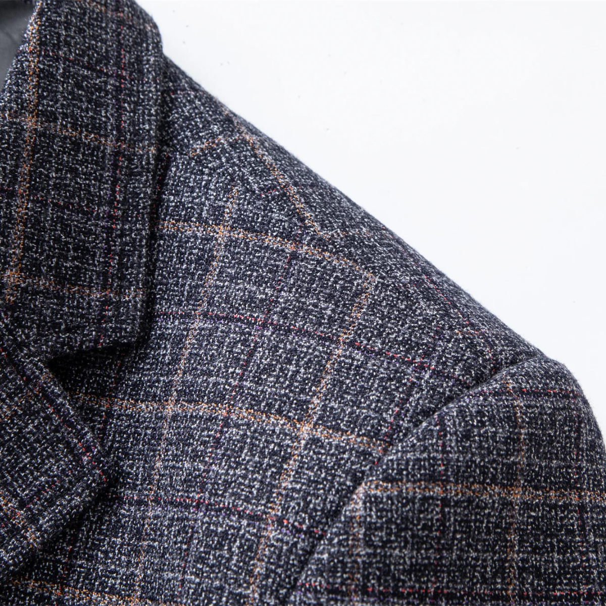 The Durham Men’s Plaid Striped Business Casual Work Jacket