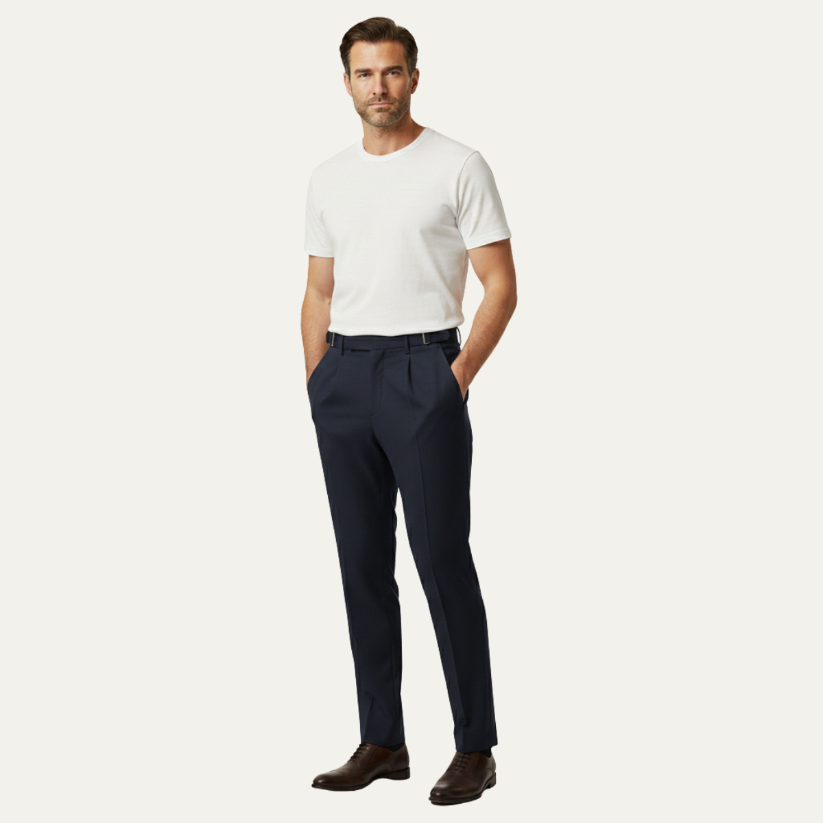 The Hawksmoor Men’s Luxury Slim Fit Business Suit Pants