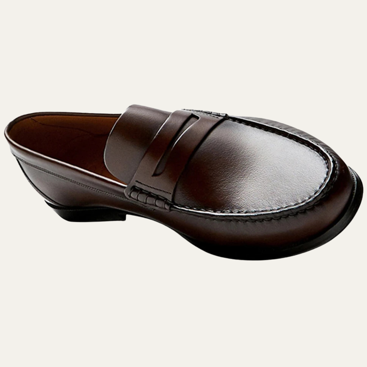 The Whitford Men’s Genuine Faux Leather Slip On Loafers