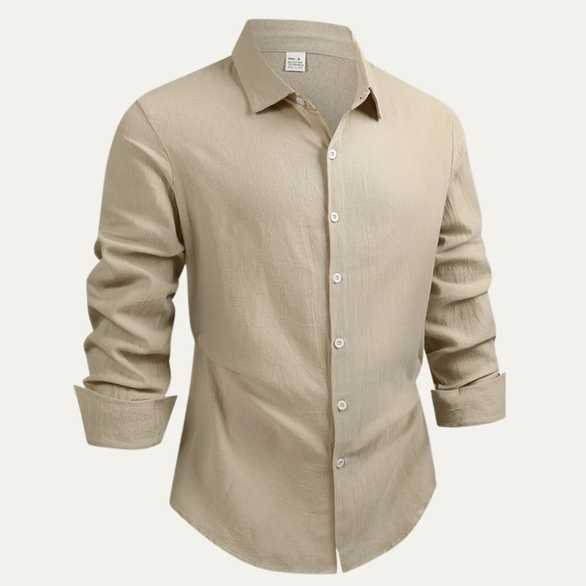 The Viareggio Men’s Elegant Button Down Linen Cotton Shirt