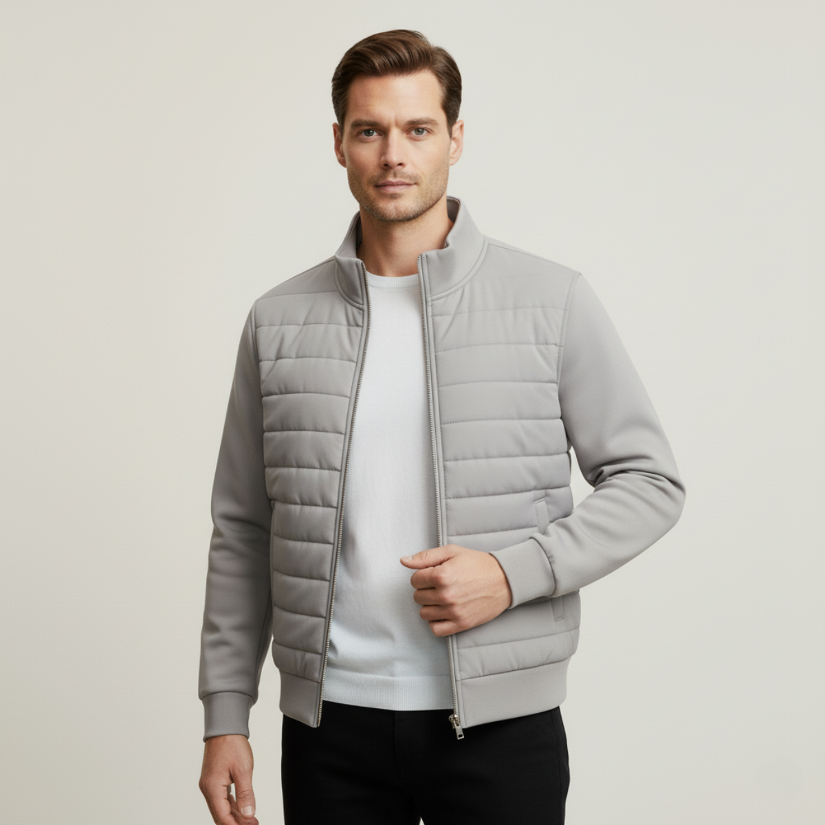 The Vendôme Casual Elegant Bomber Jacket for Men