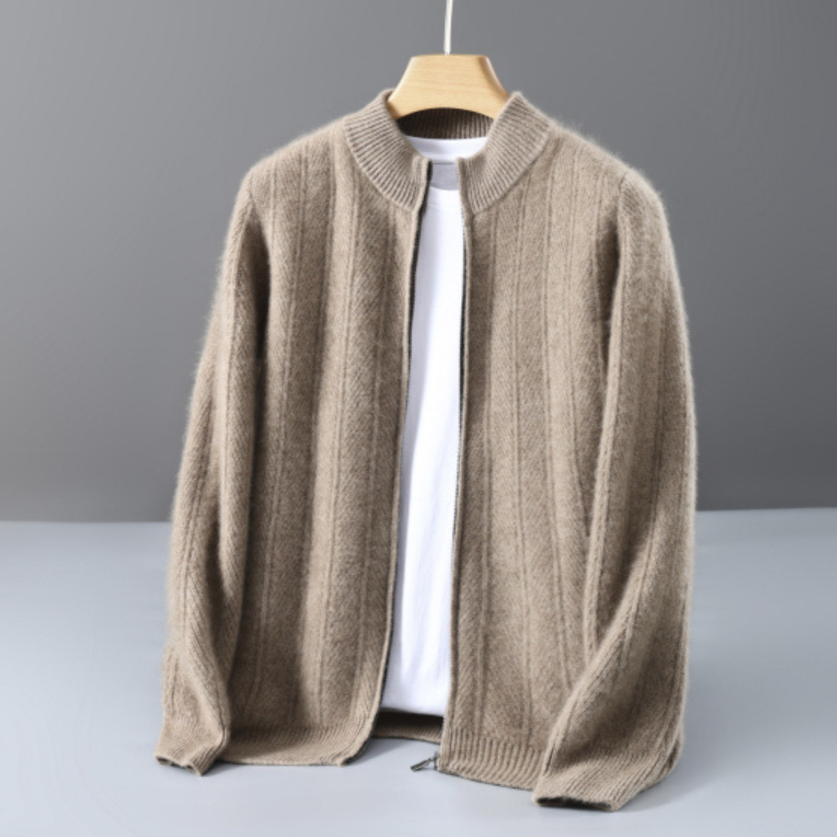 The Highmoor Cashmere Sweater – Men's 100% Soft Luxury Wool Knit Cardigan