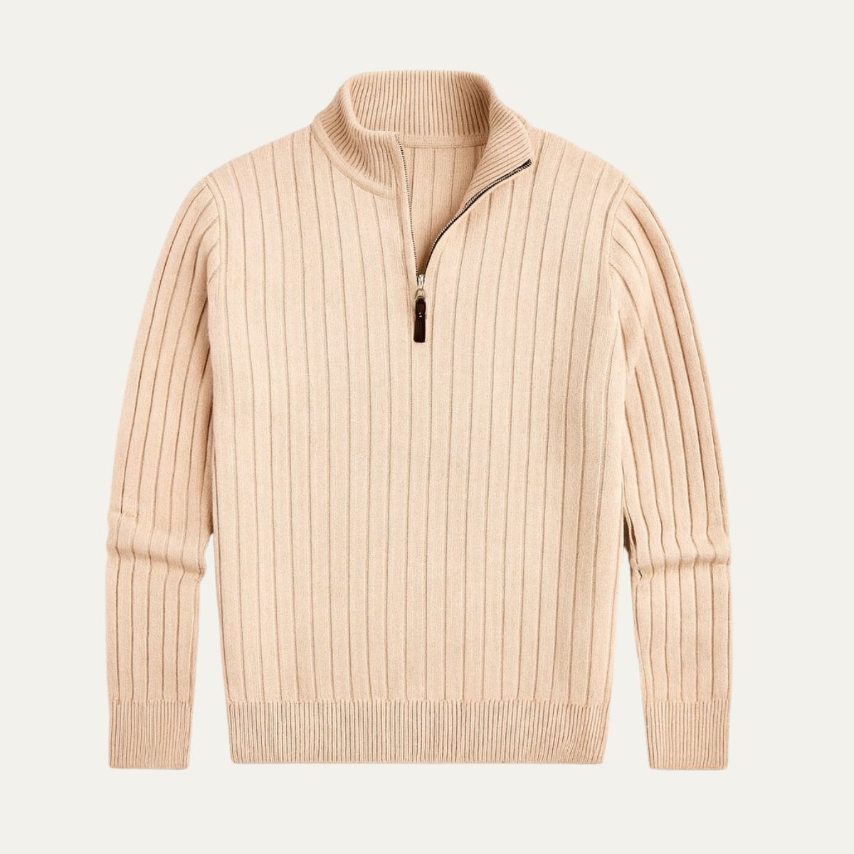 The Oslo Quarter Zip Sweater for Men - Old Money