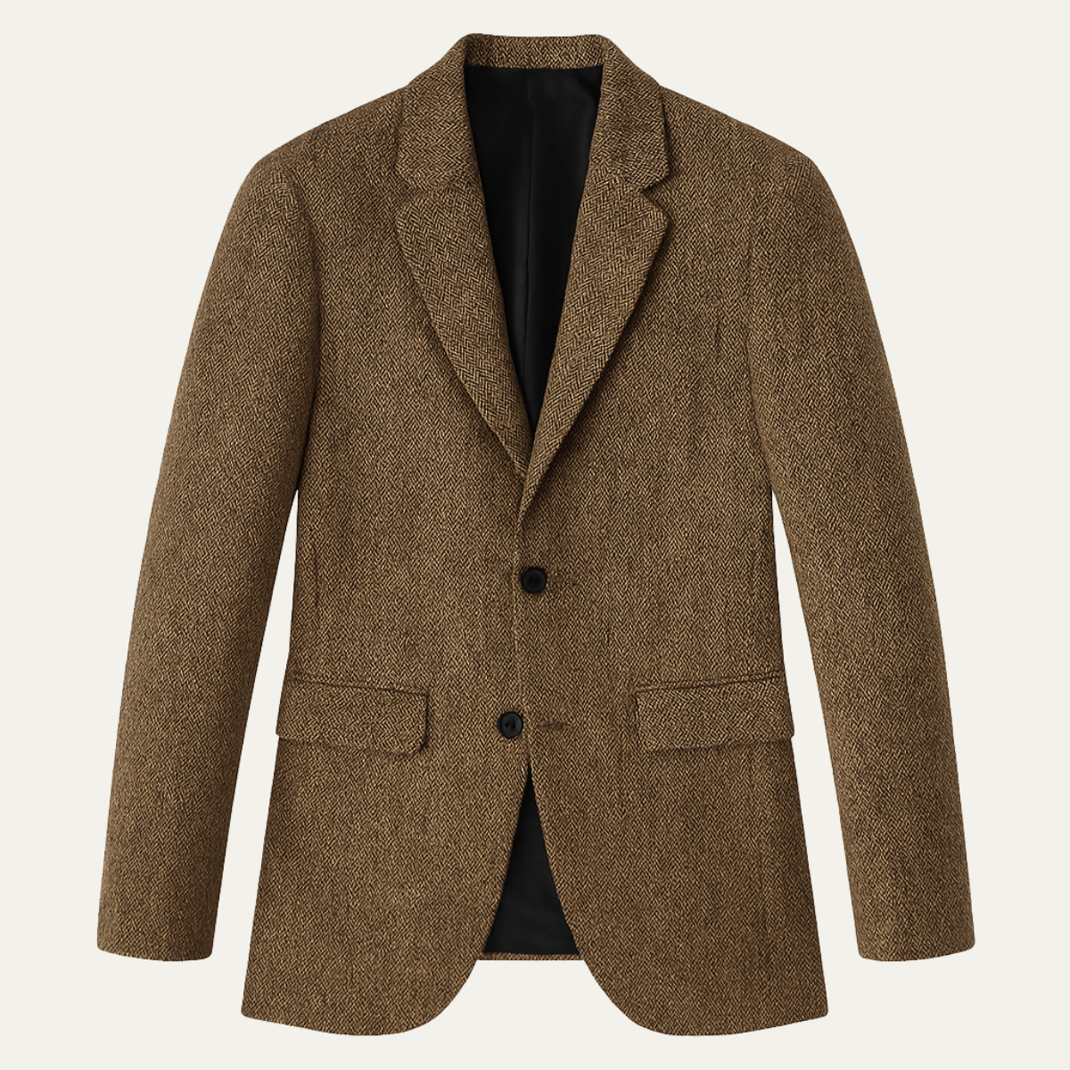 The Jefferson Men’s Classic Wool Herringbone Tweed Blazer