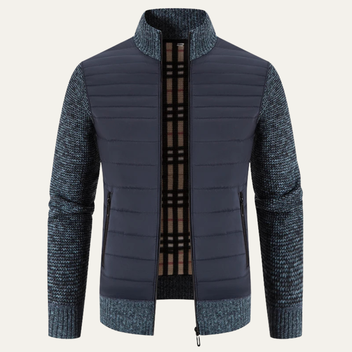 The Cardiff Men’s Knit Winter Fleece Jacket