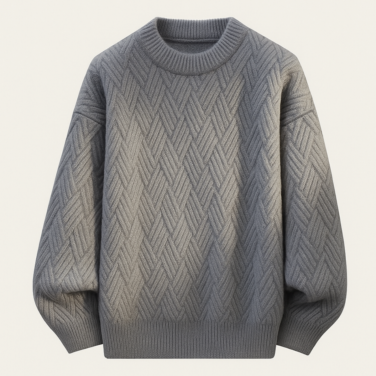 The Lakefield Men’s Casual Soft O Neck Warm Knitted Sweater