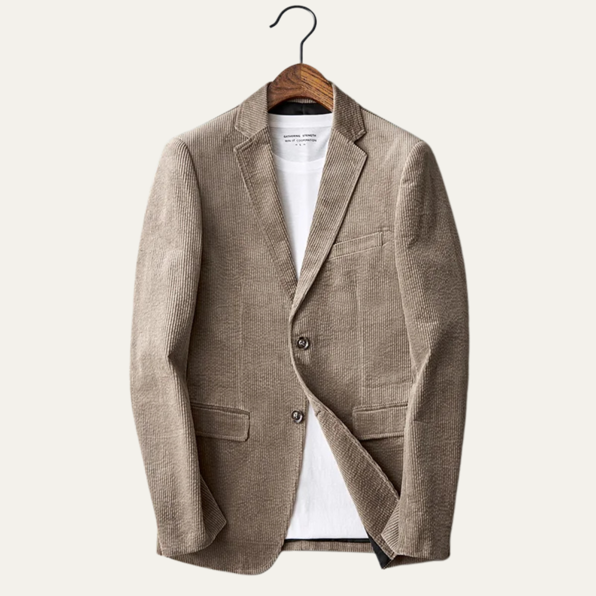 The Riccione Men’s Winter Slim Fit Casual Corduroy Blazer Jacket