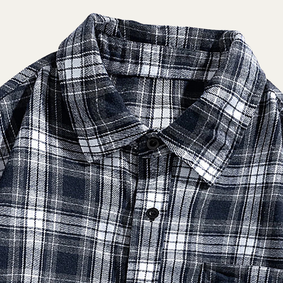 The Glenhurst Men’s Loose Fit Casual Retro Plaid Shirt