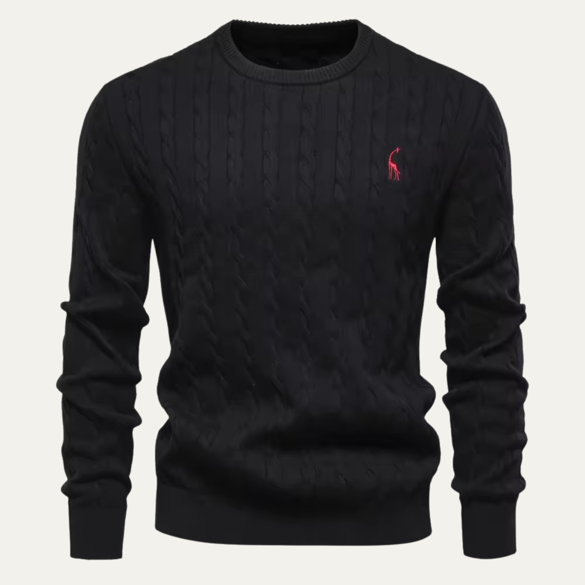 The Zaragoza Men’s Classic Crew Neck Knitted Sweater