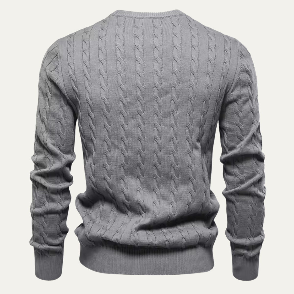 The Zaragoza Men’s Classic Crew Neck Knitted Sweater