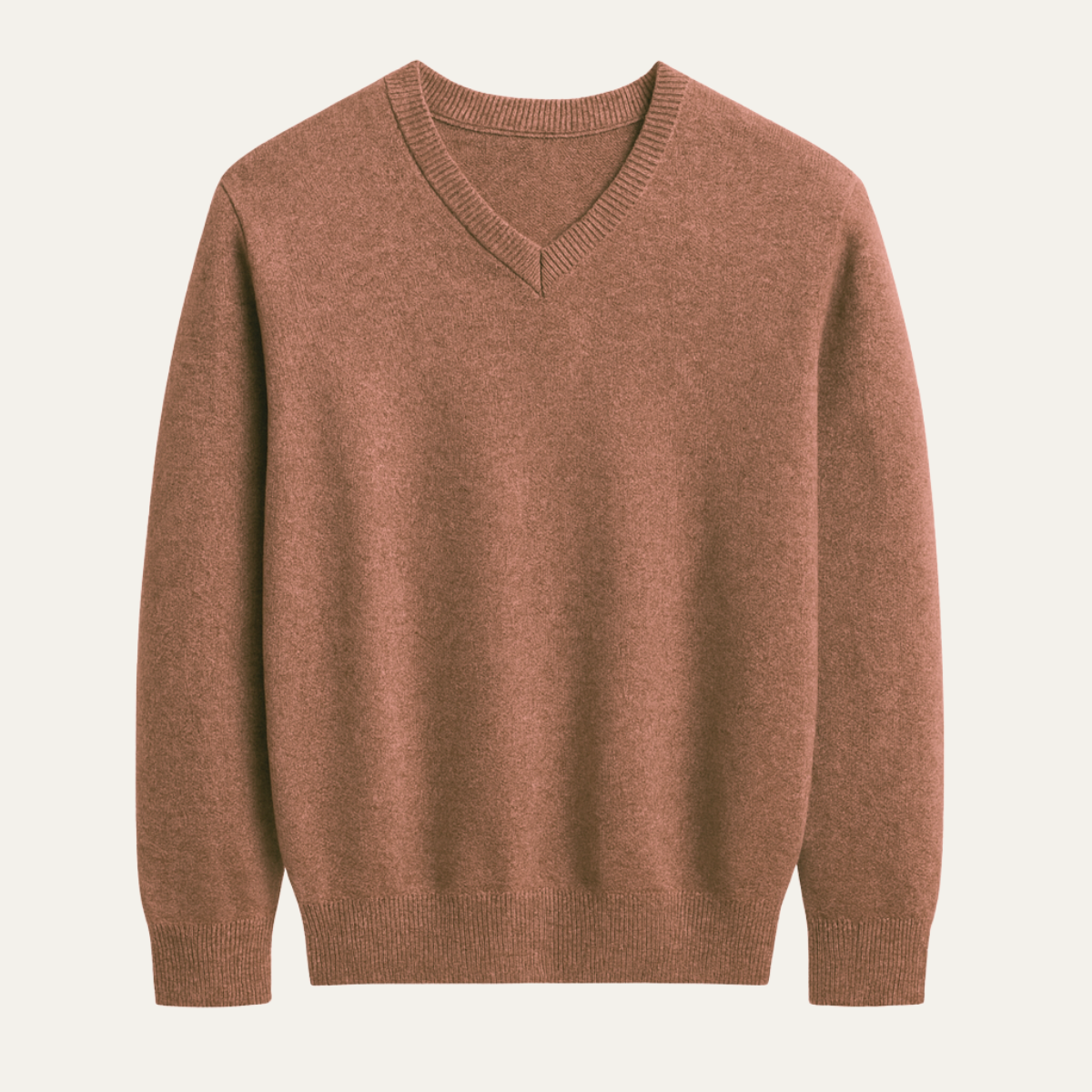The Bilbao Men’s Soft Knit Merino Wool V Neck Sweater