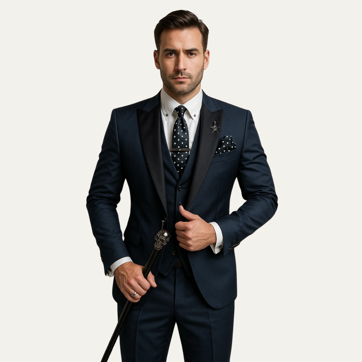The Senigallia Men’s 3 Piece Suit Set – Blazer, Waistcoat & Trousers