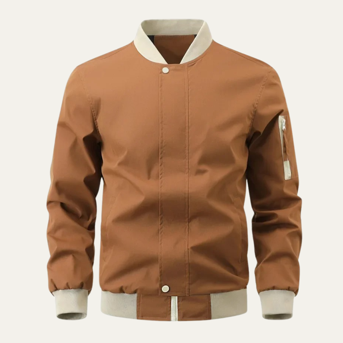 The Widnes Men’s Casual Zip Up Bomber Jacket